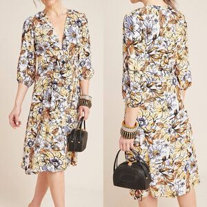 faithfull the brand terina midi dress Faithfull the Brand Terina Midi Dress Sabinosa Floral Linen